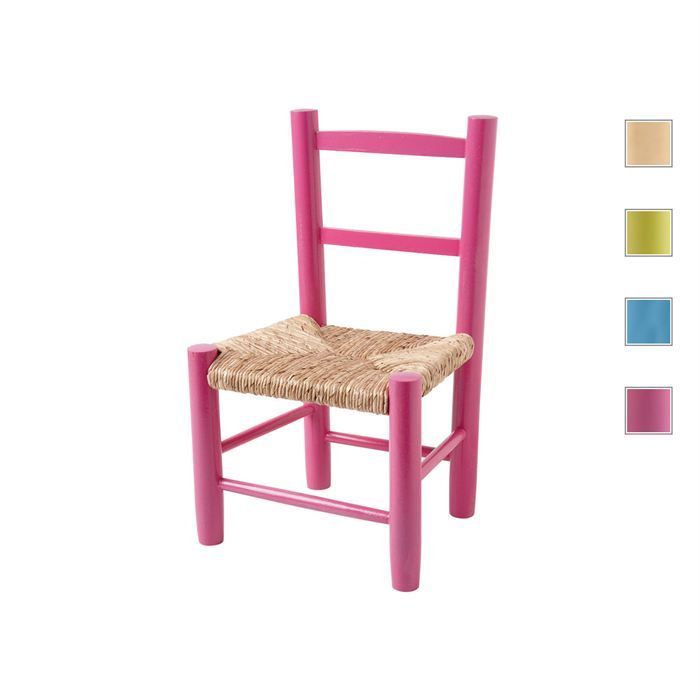 chaise enfant laniel en hêtre en coloris rose Achat / Vente chaise