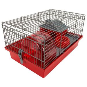 TYROL Cage Frida équipée 35,5x24x21cm - Pour rongeur