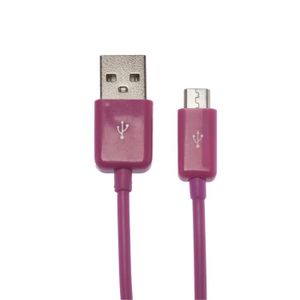 APM Câble Micro USB 1.50m - Rose