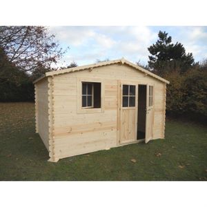 CHALET &amp; JARDIN Abris bois AMARYLLIS 400x300x236