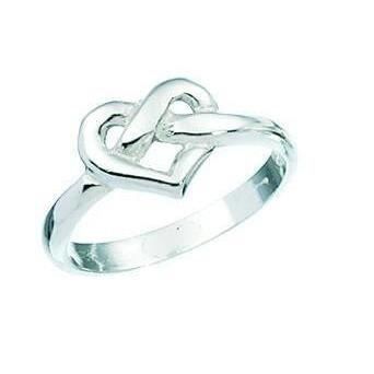 Bague coeur en argent 9251000 - Bague coeur en argent, tailles 48 ...