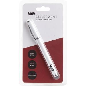 WE Stylet Pour Surfaces Tactiles Avec Stylo - Blanc