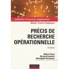 SCIENCES / TECH / MEDECINE Précis de recherche opérationnelle ; master, éc...