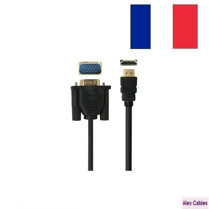 Cable hdmi vers vga Mundu.fr