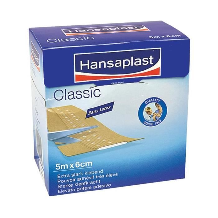 Hansaplast Classic Standard 5 m x 6 cm Achat / Vente pansement