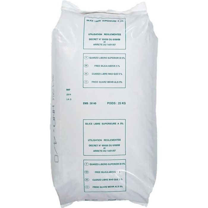 Sac de gravier pour filtration d'eau de piscine, pour une eau toujours