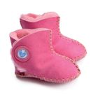 CHAUSSON/PANTOUFLE BEBE INCH BLUE Chausson cuir Cwtch Bébé