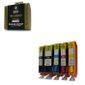 CARTOUCHE IMPRIMANTE Dust Pack 5 cartouches rechargeables PGI520-CLI521