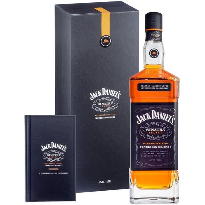 Carafe en verre publicitaire "Whisky Jack Daniels" H: 31 cm aux enchè...
