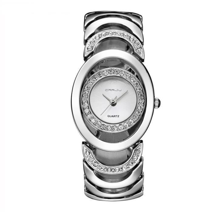 sharphy montre femme strass de marque haut de luxe argent sharphy montre femme strass de marque haut de luxe argent