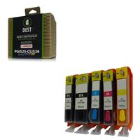 CARTOUCHE IMPRIMANTE Dust Pack 5 cartouches rechargeables PGI525-CLI526