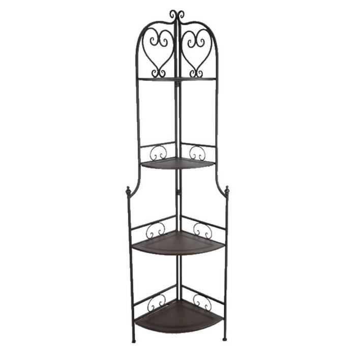 etagere d'angle 3 tablettes
