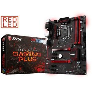 MSI Carte m?re Z270 GAMING PLUS - Socket LGA 1151 - DDR4 - 3866+ (OC) MHz - RED LED - Z270 GAMING PLUS