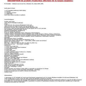 PC Portable - Netbook rose écran 10.1, Windows