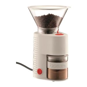 BODUM BISTRO 10903 Moulin ? café électrique - Blanc Cr?me