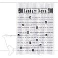 TAPIS DE BAIN-TOILETTE - RIDEAU DOUCHE CENTURY NEWS Rideau de douche