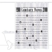 TAPIS DE BAIN-TOILETTE - RIDEAU DOUCHE CENTURY NEWS Rideau de douche