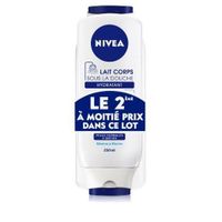 NIVEA Lait Douche Hydratant 2x250ml - le 2e à 50% NIVEA Lait Douche Hydratant 2x250ml - le 2e à 50%