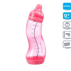 DIFRAX Biberon S Natural 250 ml Rose