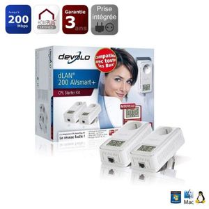 Devolo adaptateur CPL dLan 200 AV Smart+