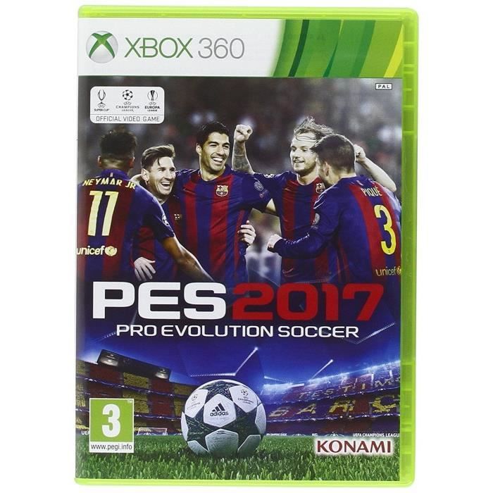 Xbox 360 Pes 2017 - Pro Evolution Soccer 2017 - Achat / Vente jeux xbox ...