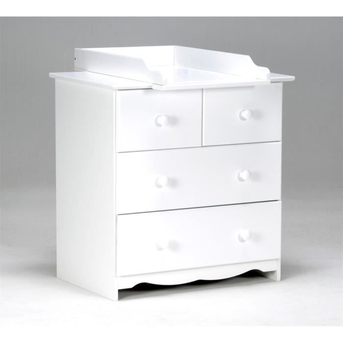 commode teddy blanc