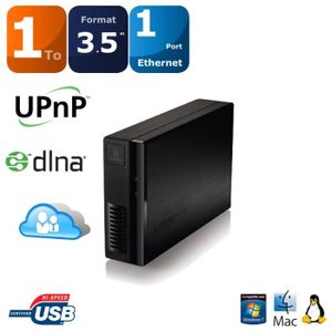 DISQUE DUR EXTERNE Iomega Disque réseau EZ Média & Backup 1000Go