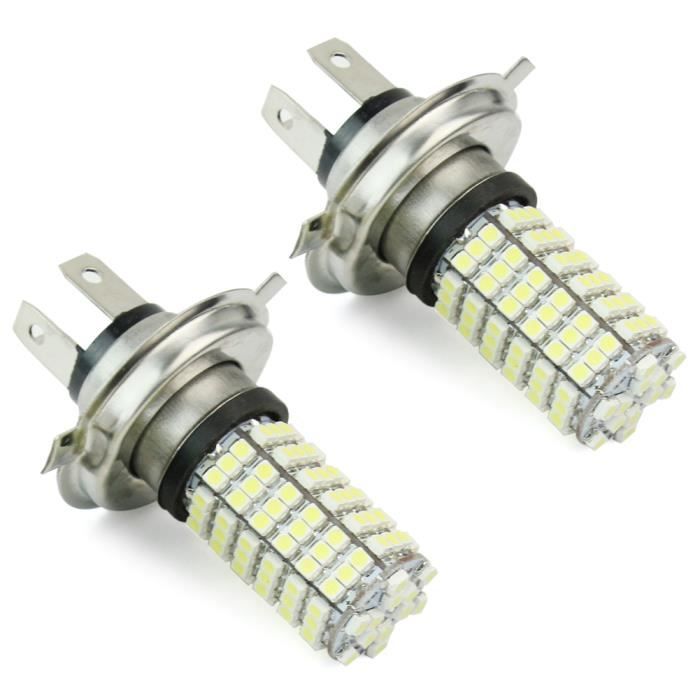 2 X H4 120 3020 SMD LED Ampoule Lampe Eclairage Xenon Blanc DC 12V 6