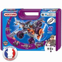 JEU ASSEMBLAGE CONSTRUCTION Meccano 40 Modèles Set