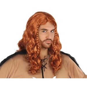 ATOSA Perruque Viking Marron