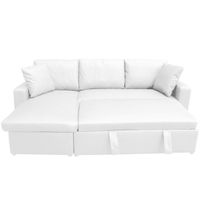 CANAPE - SOFA - BANQUETTE Canapé Angle convertible Croute de Croute de Cuir