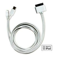 ADAPTATEUR AUDIO - VIDEO Ipod Dock Connector to LineOut Audio and USB Cable