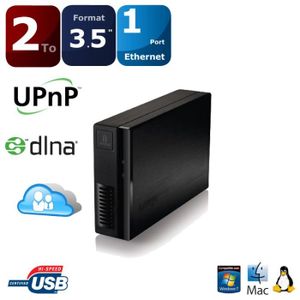 DISQUE DUR EXTERNE Iomega Disque réseau EZ Média & Backup 2000Go