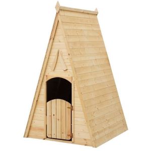 TIMBELA Cabane / Maisonette en bois Forme Tipi en Epicéa