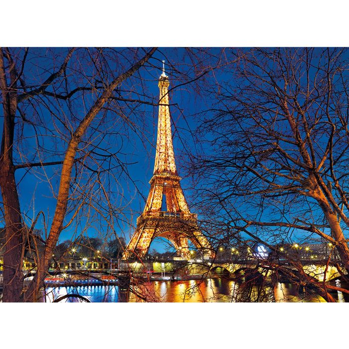 Puzzle 2000 pi&egrave;ces : Tour Eiffel illumin&eacute;e Achat / Vente puzzle