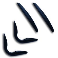 PROTECTION EXTÉRIEURE Kit de protection de portes 4 pcs adhesifs noirs