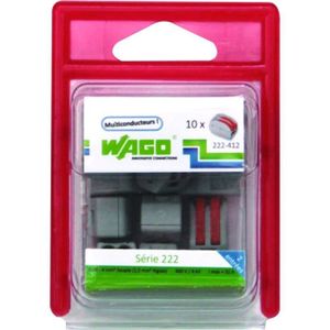 WAGO Blister de 10 bornes 2x2,5mm?
