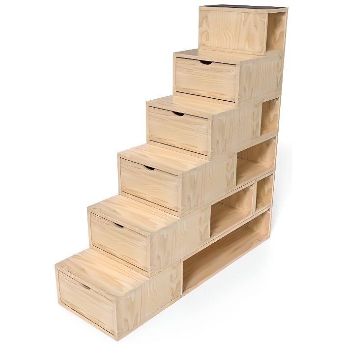 Escalier Cube de rangement Hauteur 150 cm Achat / Vente petit meuble