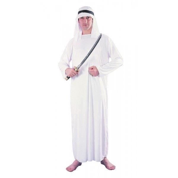 Déguisement Cheik Emir Arabe Homme Taille Unique Achat / Vente
