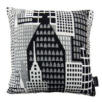 Coussin Noir & Blanc - DEHOUSSABLE Coussin Noir & Blanc - DEHOUSSABLE