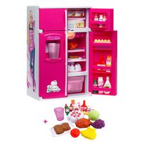 DINETTE - CUISINE Réfrigérateur Barbie avec fonctions et aliments