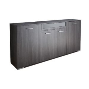 BUFFET - BAHUT Bahut 4 portes + 1 tiroir KNOK - Décor Chêne Ce… BUFFET - BAHUT Bahut 4 portes + 1 tiroir KNOK - Décor Chêne Ce…