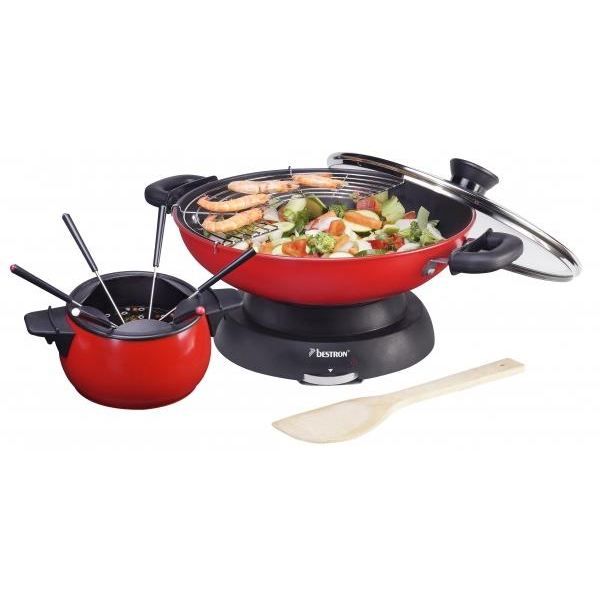 Ensemble 2 en 1 Fondue + wok électrique + access Achat / Vente