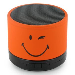 MOBILITY LAB Enceinte filaire Smiley World Orange