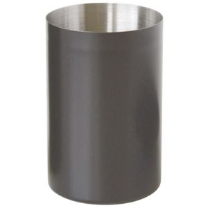 GELCO Gobelet ? dents Iona en métal époxy gris mat