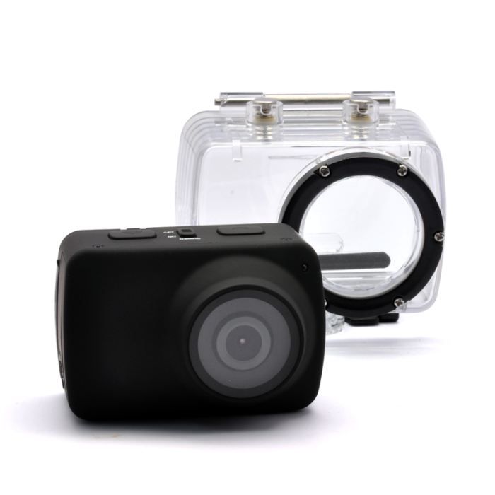 Caméra Sport Mini Zunate - Full HD 1080P, Grand Angle 120° - Étanche IPX4 - Parfaite Pour Vélo, Ski, Aventures