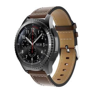 BRACELET DE MONTRE Gear S3 band,Venter® Luxury Genuine Leather watch