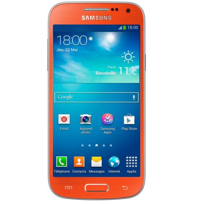 samsung galaxy s4 mini orange achat smartphone pas cher samsung galaxy s4 mini orange achat smartphone pas cher