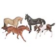 FIGURINE Grand Galop Lisa 4 Chevaux 9cm