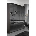  GREY armoire 5 portes avec miroir